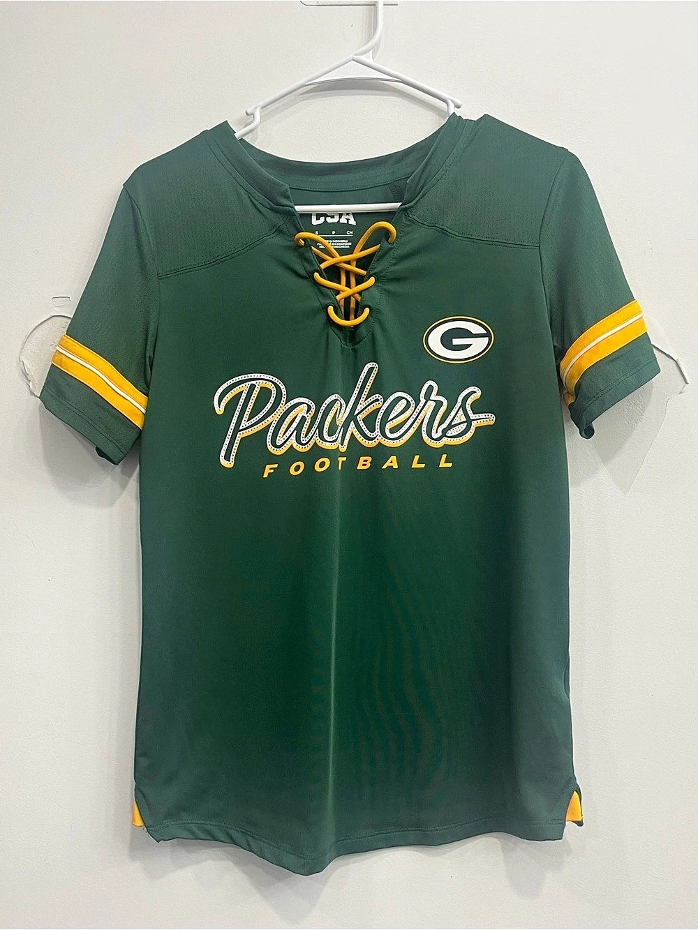 NFL Green Bay Packers Football jersey Packers Football Jersey Green Small